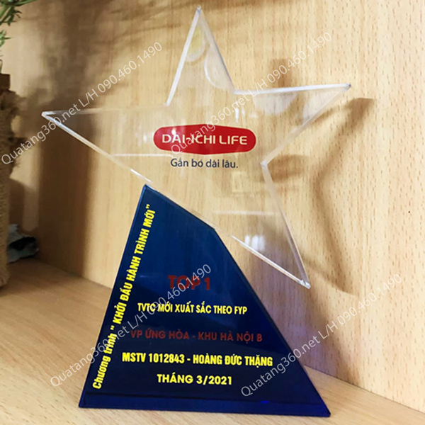 Kỷ niệm chương pha lê top 1 Kỷ niệm chương pha lê top 1